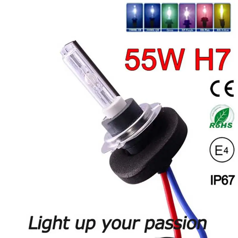 2X CN светильник Ксенон H7 H1 H3 H11 9005 AC 12 В 55 Вт Сменные лампы 6000K 8000K Hid лампы с керамическим металлическим основанием автомобильный светильник