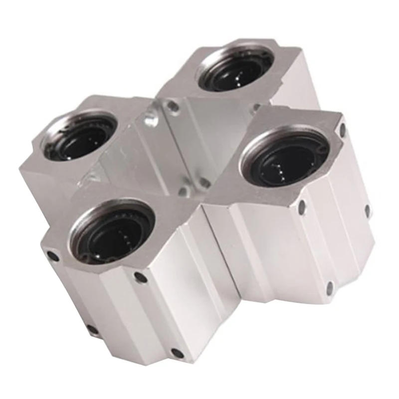 Kaufen SZ Heißer 4 Pcs SC20UU 20mm Aluminium Linear Motion Kugellager Rutsche Buchse für CNC