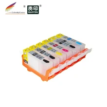 Заполняемый чернильный картридж для Canon PIXMA MG7750 MG7751 MG7752 MG7753 RCC570-6 BK C M Y GY