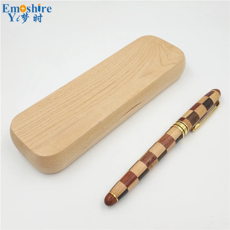 Emoshire Mosaic Signature Pen Fine Set Mahogany Gel Pen Campus Chinese Style Creative Gift Customization (9)