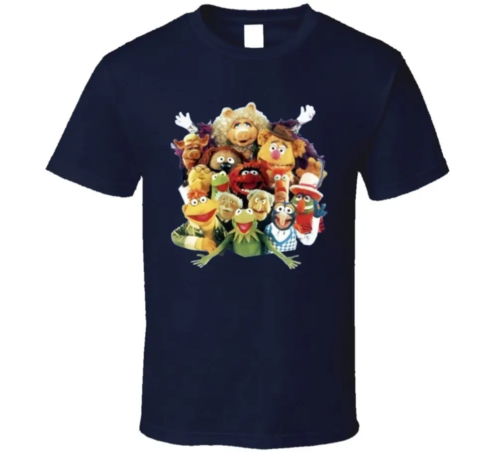 

The Muppets Characters T Shirt Short Sleeve T-Shirt Funny Print Top Tee Low Price Round Neck Men Tees Cartoon Character