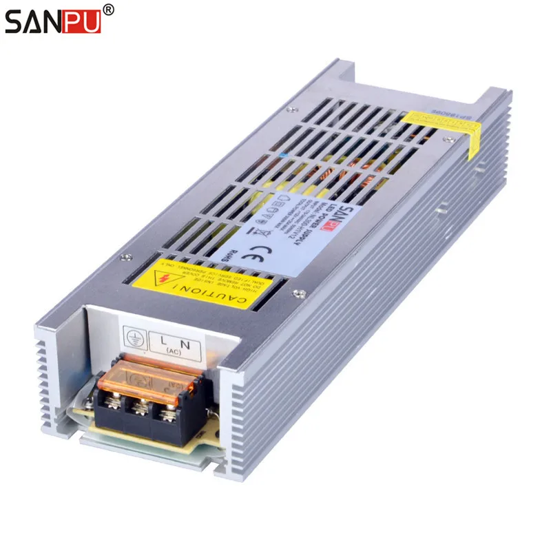 SANPU SMPS 300w 12v LED Power Supply 25a Constant Voltage Switching Driver 220v 230v ac/dc Lighting Transformer Fan Less 240w SANPU SMPS 300w 12v LED Power Supply 25a Constant Voltage Switching Driver 220v 230v ac/dc Lighting Transformer Fan Less 240w