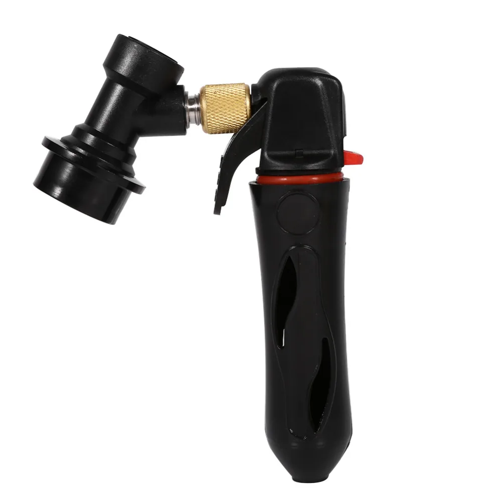 

New Portable Keg Charger CO2 Injector Draft Beer Dispenser + Ball Lock for Homebrew Soda Valve