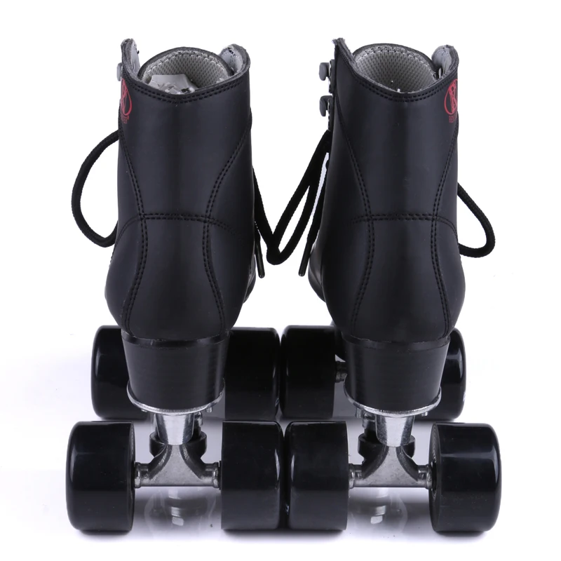 RENIAEVER الكلاسيكية الأسود عالية أعلى زلاجات دوارة الأسود إطارات بولي يوريثان قاعدة معدنية شحن مجاني RENIAEVER الكلاسيكية الأسود عالية أعلى زلاجات دوارة الأسود إطارات بولي يوريثان قاعدة معدنية شحن مجاني