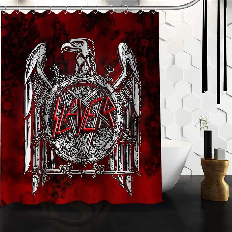 Custom New Slayer Metal Band 22 Custom Shower Curtain 36x72 48x72
