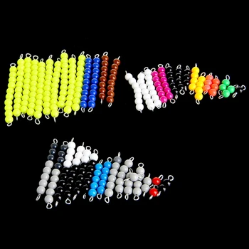 

Montessori Math Materials Bead Game for Early Preschool Learning Family Version O26