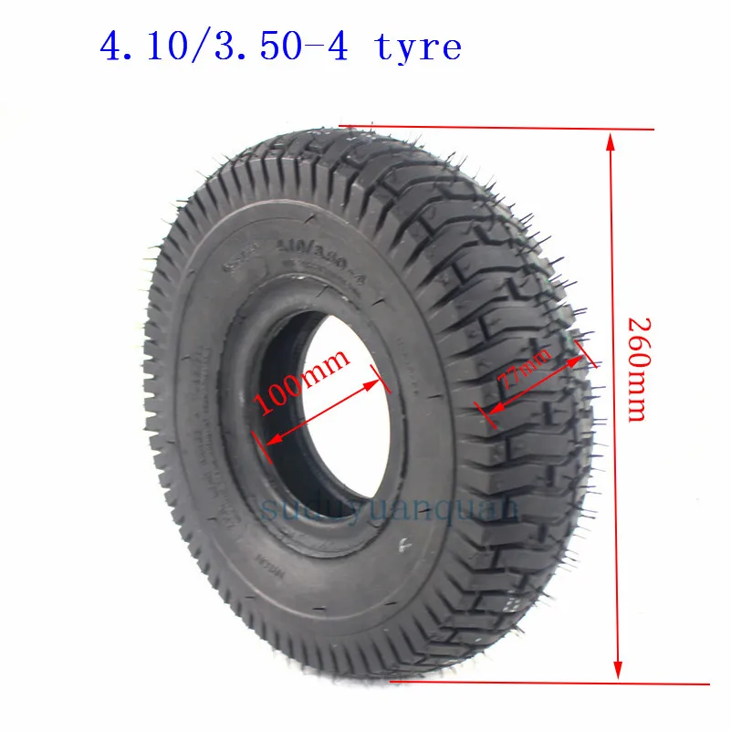 Tyre size 4.10/3.50-4 410-4 350-4 for ATV Quad Go Kart 47cc 49cc Electric Scooter 410/350-4 4.10-4 3.50-4 Wheelbarrow tires