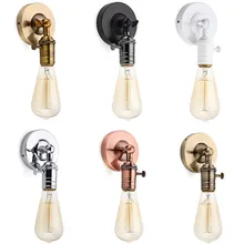 Smuxi E27 промышленная лампа база современный винтажный Ретро античный потолочный светильник настенное основание лампы держатель Гнездо без лампы