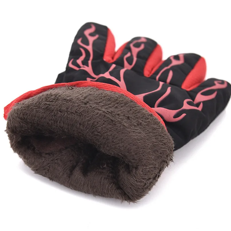 Skiing Gloves Waterproof Gloves Skiing Snow Warm Mitten Full Finger Antislip Thermal Winter gloves windproof #2N16 (10)