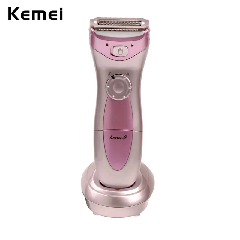 

Rechargeable Epilator Women Lady shaver remover Wet and Dry Satinelle Shaving All Body Areas Bikini Face Underarm trimmer 4041