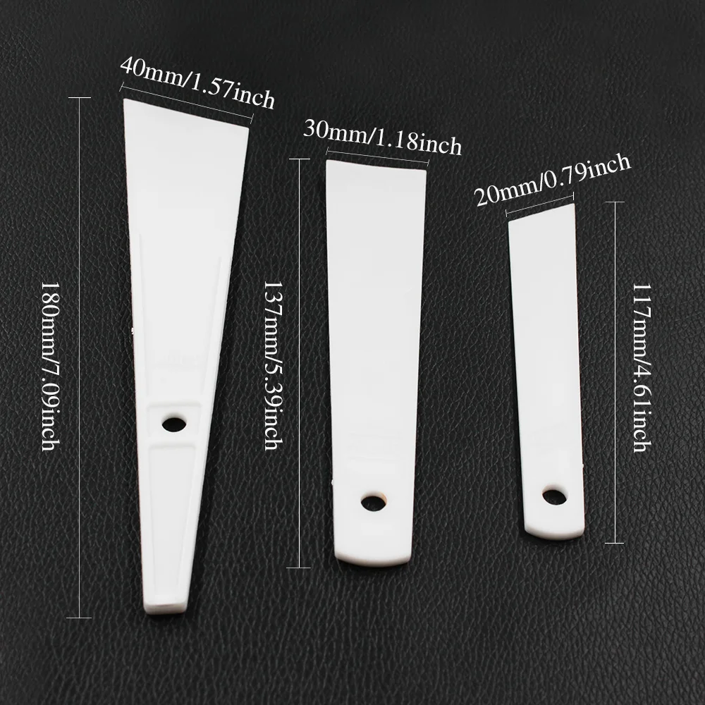 Plastic Cow Leather Scraper DIY Handmade Sewing Leather Crafts Tool Apply Glue Sheet Gumming Glue Gluing Carving Stitching