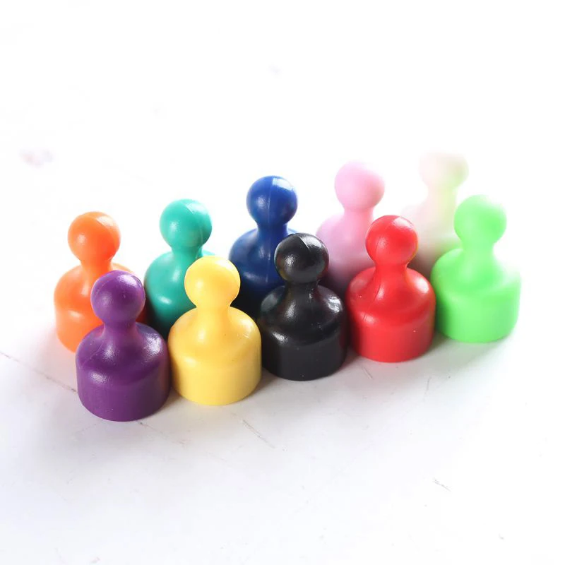 

NdFeB strong magnet,Permanent neodymium magnet coated with a durable layer of plastic,Fridge color magnetic thumbtacks 10pc/lot