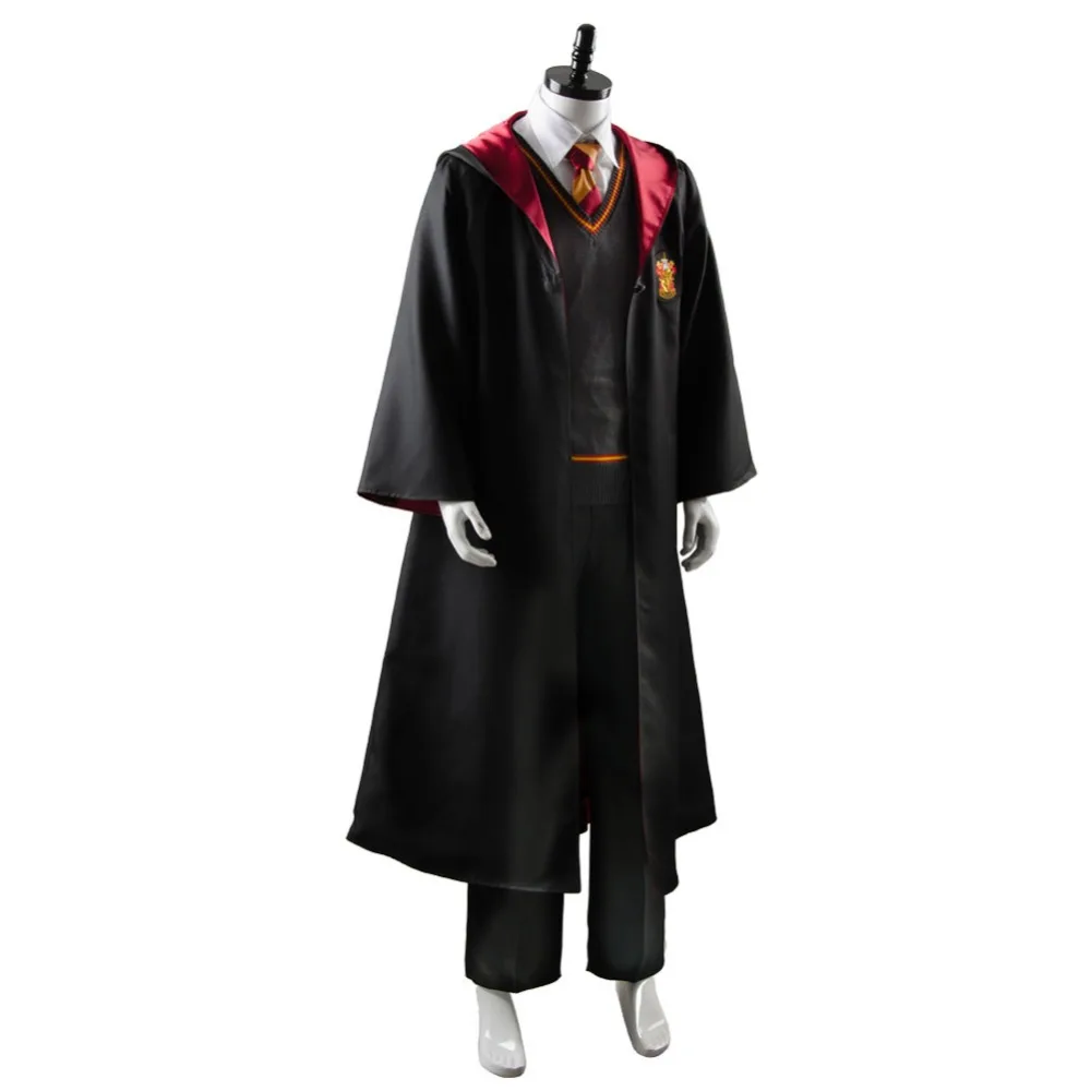 Hot!Harry Potter Slytherin Severus Snape Robe Dress Cosplay Costume