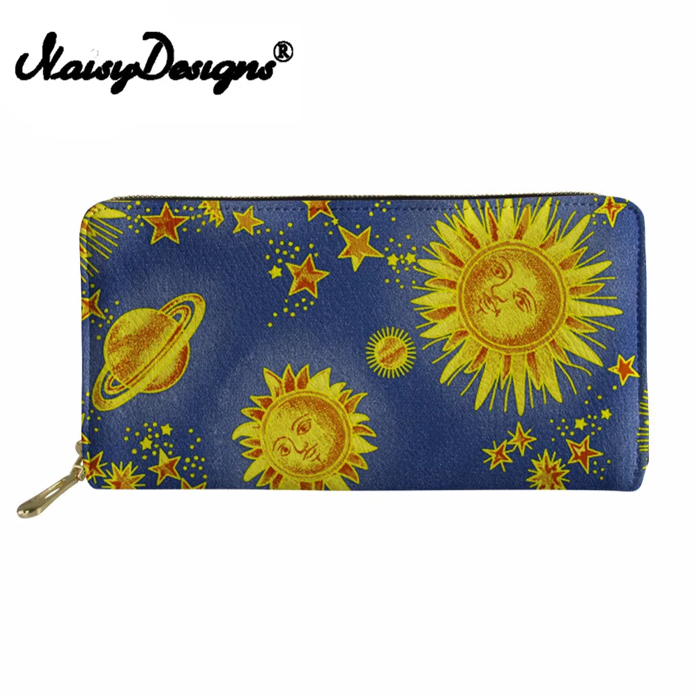

Noisydesigns Women Wallets 2018 Geometric Irregular Hippie Mandala Zipper Wallet Women's Long Design Purse Card Holders Clutch