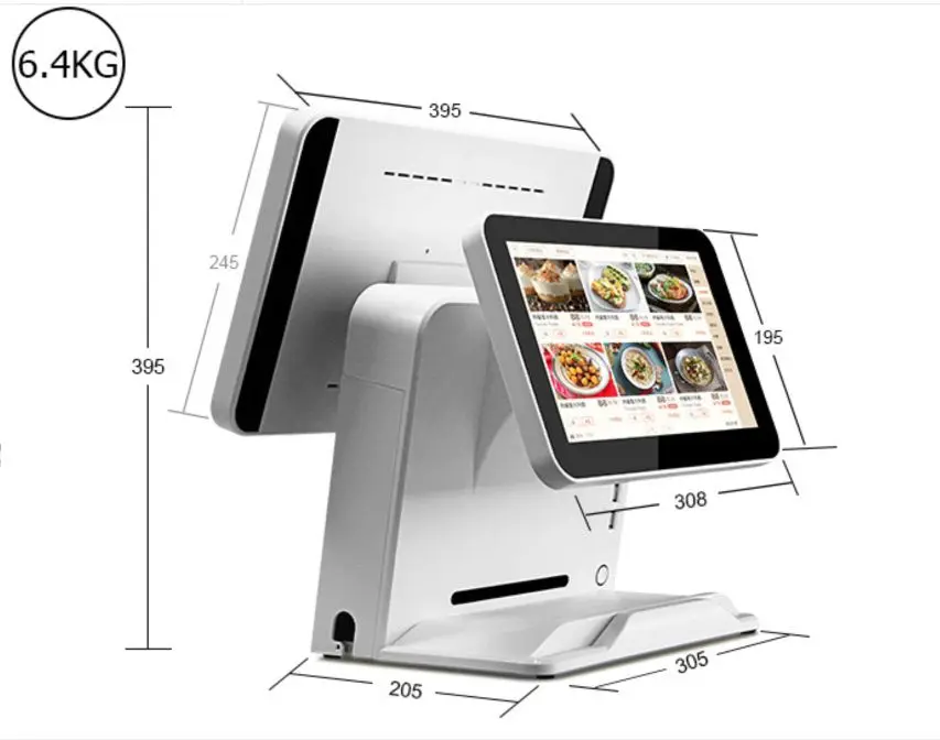 

15.6 inch touchscreen all in one pos with printer