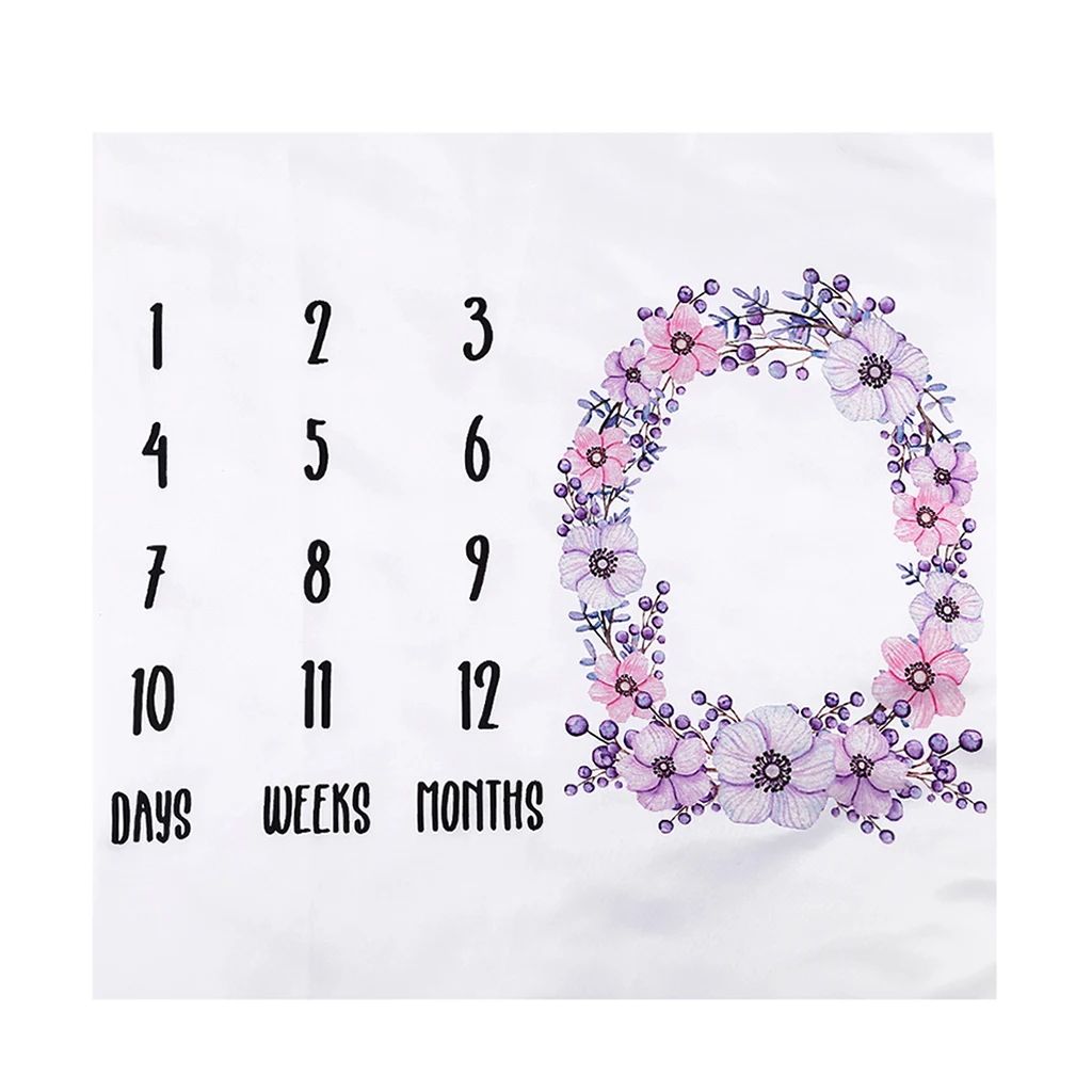Newborn Baby Photo Blanket Photography Prop Background Monthly Growth Shooting Cloth
