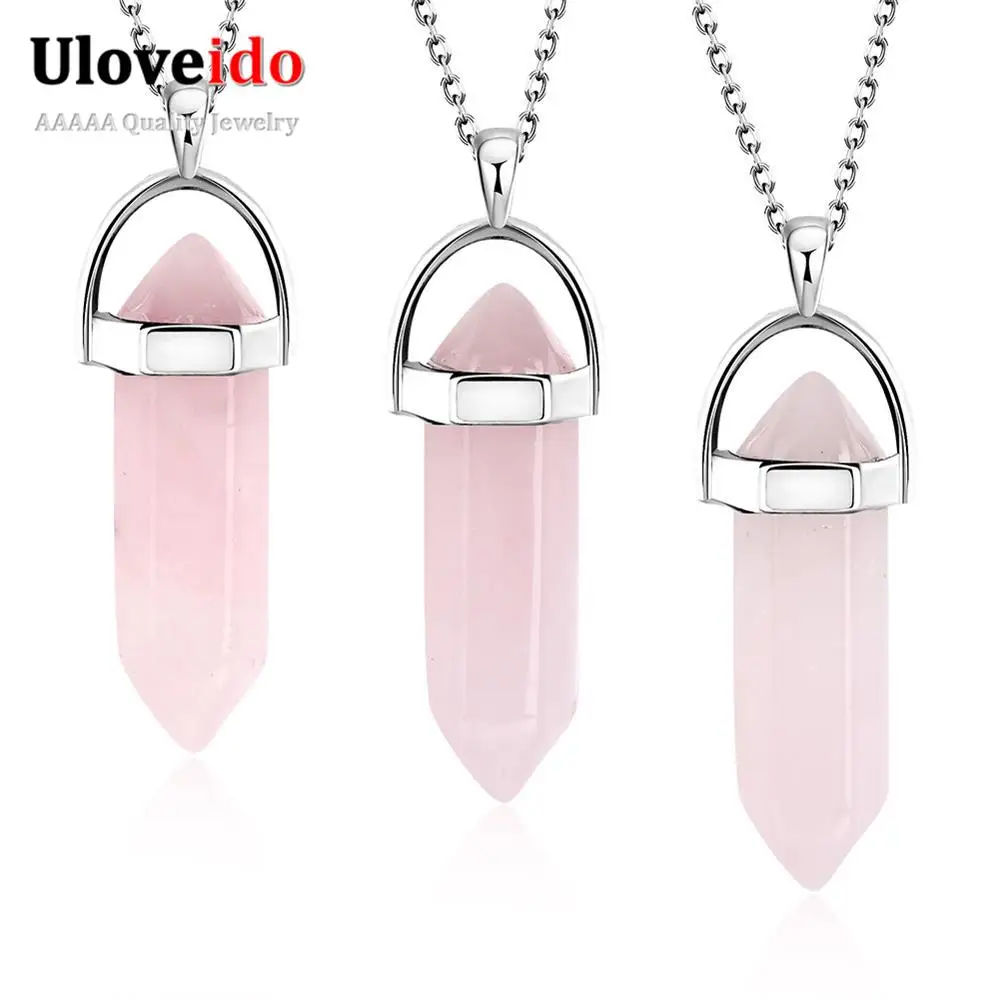 

Men'S Jewelery Necklace With Natural Stones Fashion Jewelry Long Necklaces Bullet Pendants For Lovers Moda Feminina 2017 KN027