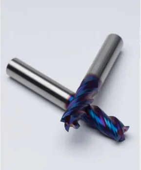 

Long size 8mm 8x35x8x100 GEK Solid Carbide End Mill 4 Flutes Metric 60 HRC Helix 35 NaCO