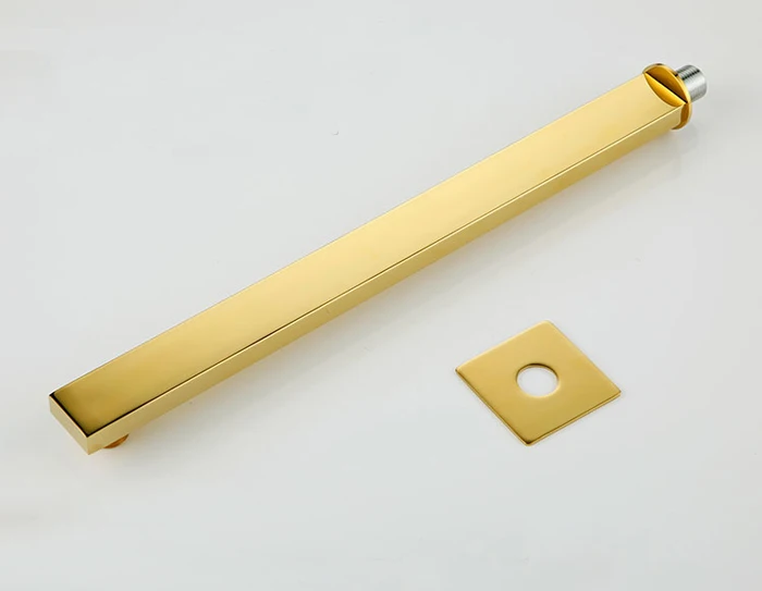 Description Picture 6 of itemBathroom Brass 10 Inch Waterfall Rain brass Shower Head Arm Gold Wall Mounted Shower Faucet Set BL978