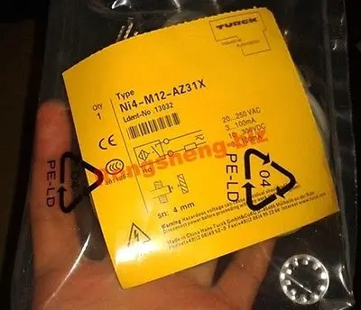 

DHL/EMS 2 Sets New Turck Threaded Proximity Sensor Ni4-M12-AZ31X