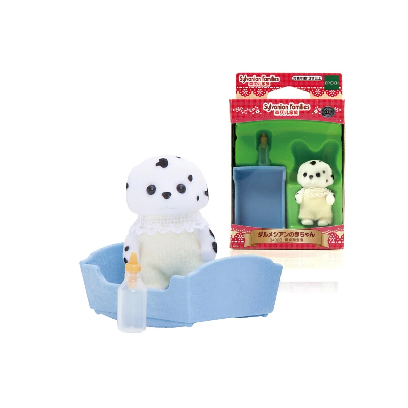 Sylvanian Families Dalmatians Dog Baby Dollhouse животное пушистая игрушка фигурки подарок для девочки