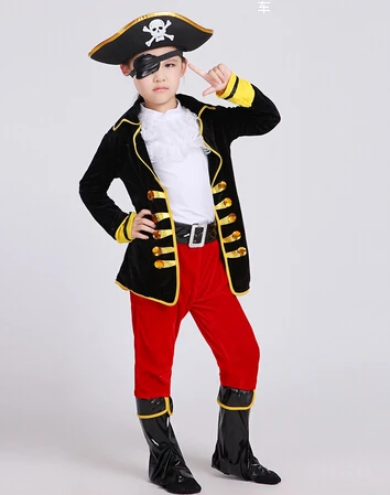 2016 best selling party supplies pirate capain jack cosplay boy clothing halloween costume for kids children christmas costume in boys costumes from novelty