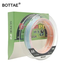 

BOTTAE Fishing Line 100M 8 Strands Braided Fishing Line Multifilament PE Line Random Weave Carp Fishing Cord Pesca Wire