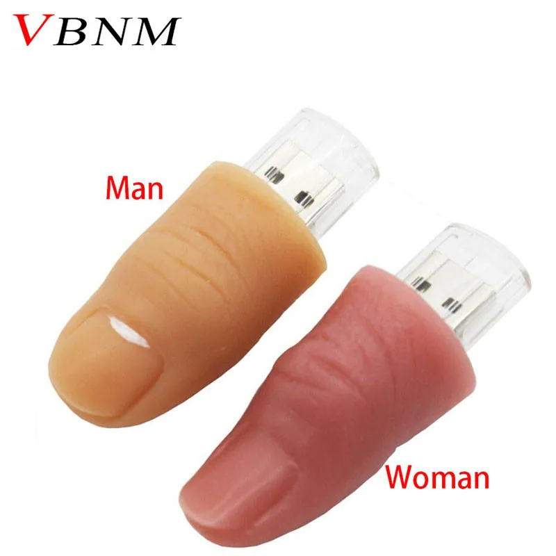 VBNM Cartoon USB 2.0 Flash Memory Pendrive Human Finger