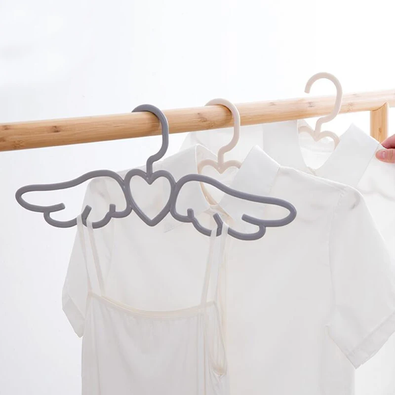 20 pcs New Design Fly Angel Plastic Clothes Shirt Hanger, Cute Pretty White Grey Loving Heart Scarf Underwear Dress Hanger Rack 20 pcs New Design Fly Angel Plastic Clothes Shirt Hanger, Cute Pretty White Grey Loving Heart Scarf Underwear Dress Hanger Rack