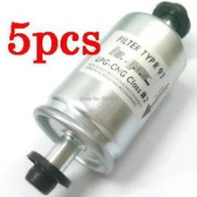 logas 5pcs Low pressure LPG CNG Gas Filter for All Regulator and Injection Rail Cars