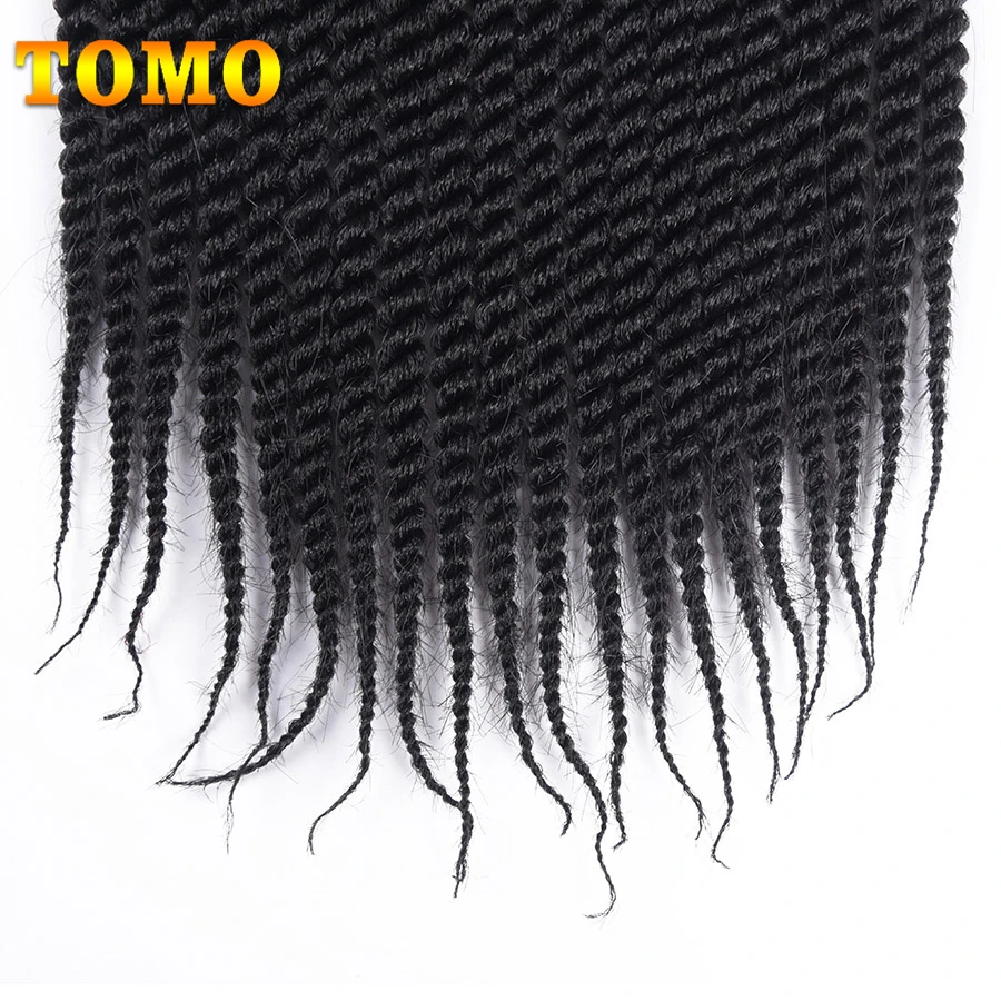 TOMO волосы 22 пряди 1" 14" 1" 18" 2" 22" Синтетические вязанные косички волосы для плетения высокотемпературного волокна Сенегальский твист