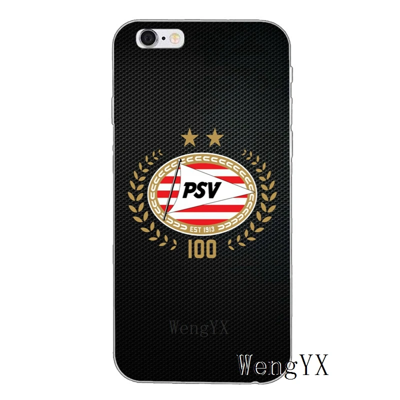 Для iPhone X XR XS Max 8 7 plus 6s 6 plus SE 5S 5c 5 4S 4 iPod Touch чехол psv Eindhoven футбольный логотип мягкий Чехол для телефона - Цвет: PSV-Eindhoven-A-15