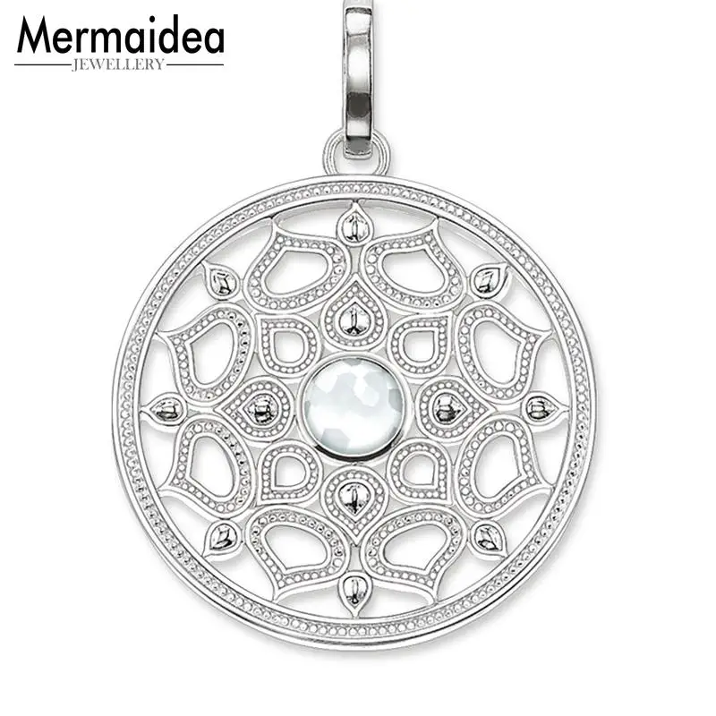 

Pendant Opal Lotus 2019 Brand 925 Sterling Silver Jewelry Style Bijoux Necklace Accessorie Gift For Woman
