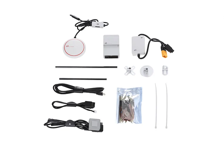 DJI A3 Flight Controller and GPS-Compass Pro and LED Module and PMU for Multicopter