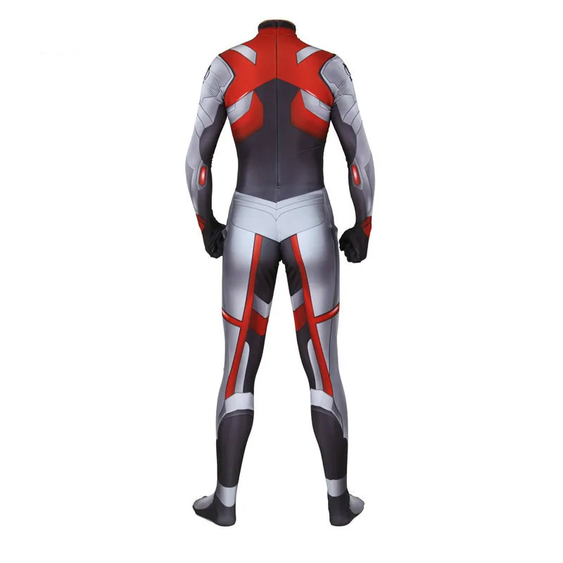 Avengers Endgame Captain America Cosplay Costume Quantum Realm Superhero Iron Man Zentai Bodysuit Jumpsuit Customized Adult Kids