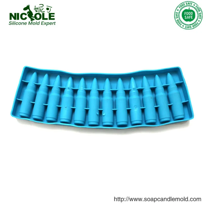 

BC0055 Silicone mold ice tray mould bullet ice cream molds silicone ice cube tray rubber ice mold