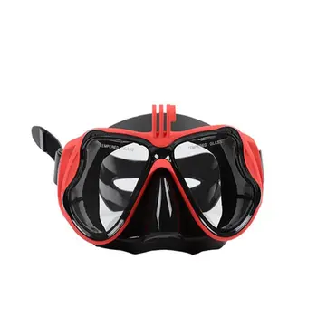 

Liquid Silicone Goggles Mask Swimming Glasses Waterproof Leakproof Comfortable Fit Snorkeling Mirror with Camera Placement Devic