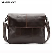 MARRANT Echtem Leder Mode Für Männer Taschen Männer Messenger Business herren reisetasche leder crossbody umhängetasche Handtaschen