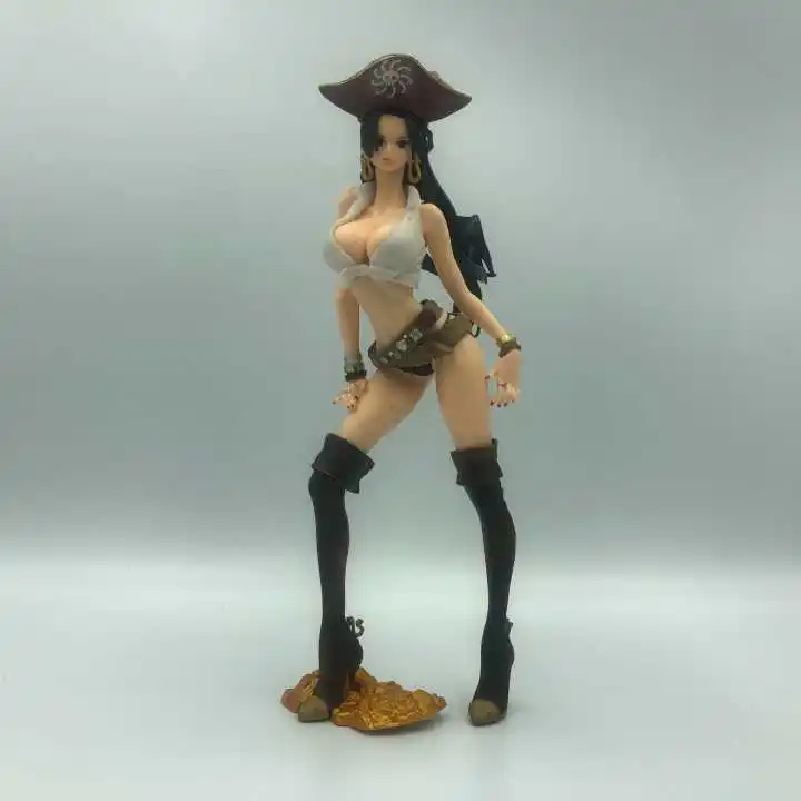 

Sexy Gril Figure One Piece Pirate Female Emperor Captain Style Cartoon Character Model Children's Toys