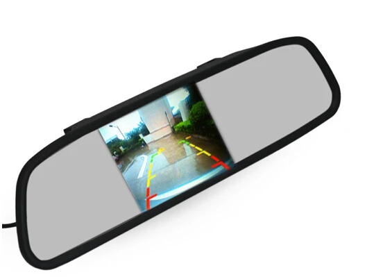 

KONNWEI Car trainborn 4.3 hd rearview mirror car monitor reversing digital screen reversing dvd