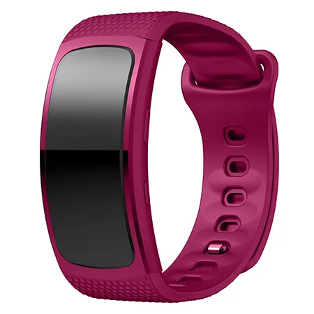 Силиконовый ремешок для часов samsung gear Fit2 Pro, фитнес-часы, ремешок на запястье для samsung gear Fit 2 SM-R360, браслет - Цвет: offical purple