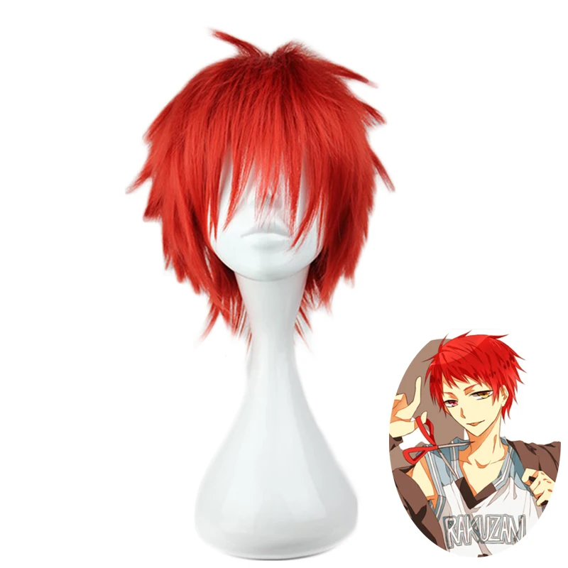 Парик для косплея Kuroko no Basuke ракузан Акаси сейюри костюм Kuroko's баскетбольные
