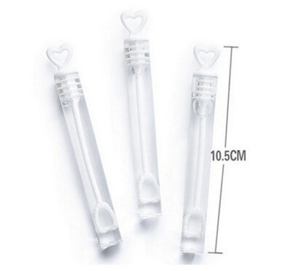 4Pcs/Lot Empty Bubble Soap Bottles Bubbles Maker Kids Outdoor Fun Bubble Blowing Toy Wedding Birthday Party Decoration White