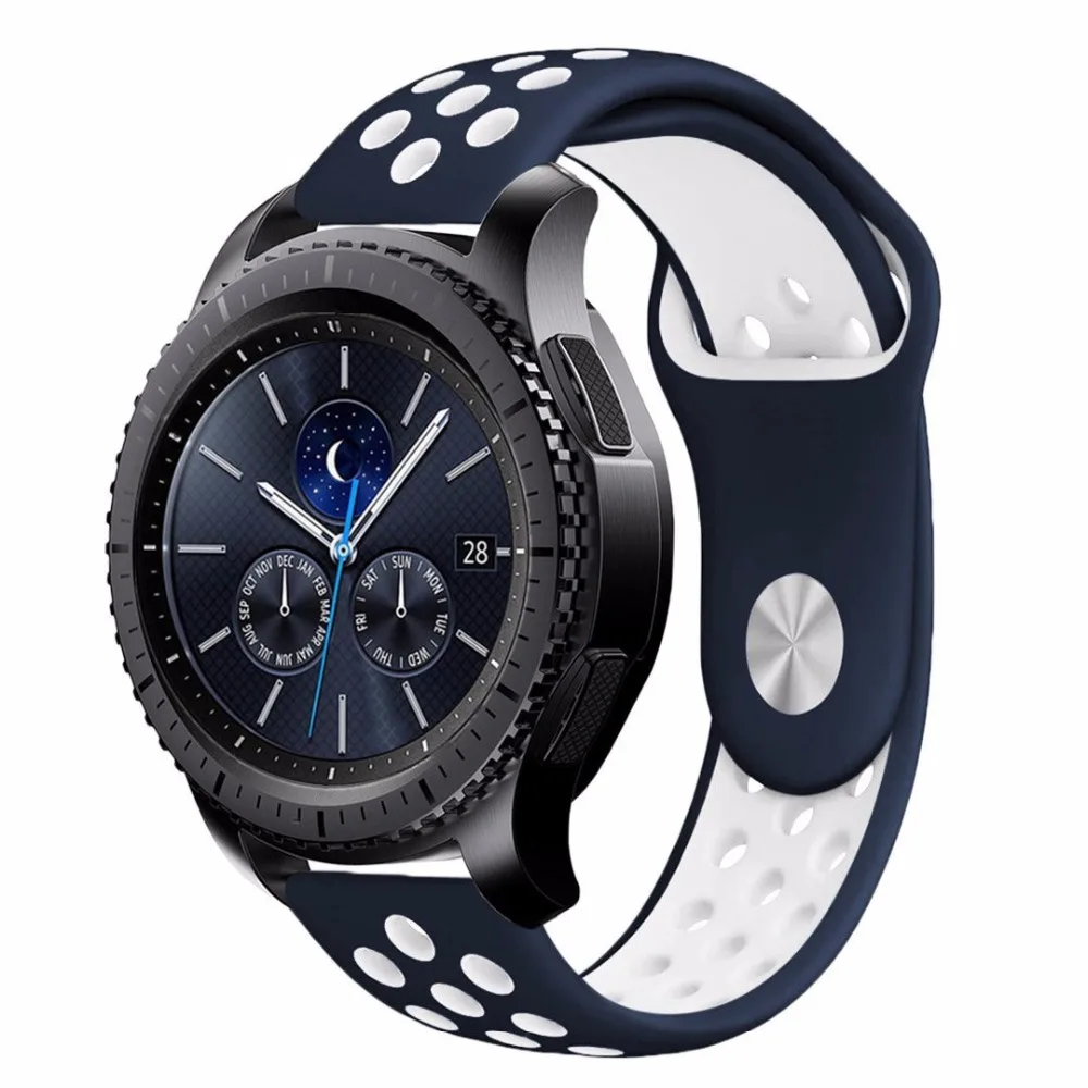 Galaxy watch active для samsung gear s3 sport galaxy watch 46 мм huawei watch GT huami amazfit bip ремешок 20 мм 22 мм ремешок для часов