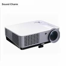New arrival LED Projector Full HD 2000 Lumens Support Data Show TV Video Games Home Cinema Theater Video Projector HD 1080P