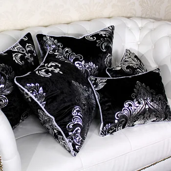 

Drop Ship Luxurious Bronzing Velvet Home Decor Pillow Cover Cushion Cover Velour Decoration Pillowcase decorative pillowsham