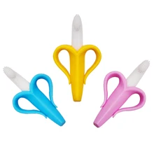 Buy High Quality Safe Baby Teether Toys Toddler Crib Rattle Bendable Activity Training ToothBrush Chewing Teething Toy 0~24 Months Free Shipping