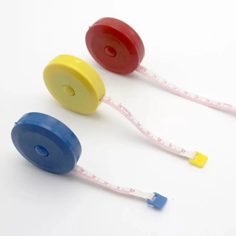 

Portable 1.5m Retractable Ruler Mini Ruler Colorful Cute Design Great for Travel Camping Sewing Retractable Tape Wood Measure