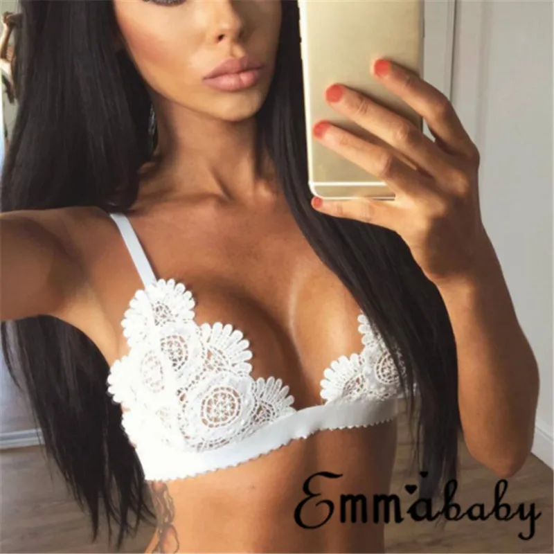 Sexy Fashion Women s Gather Boost Seamless Thin Push Up Lace Flora Bras Plunge Bra Bralette New