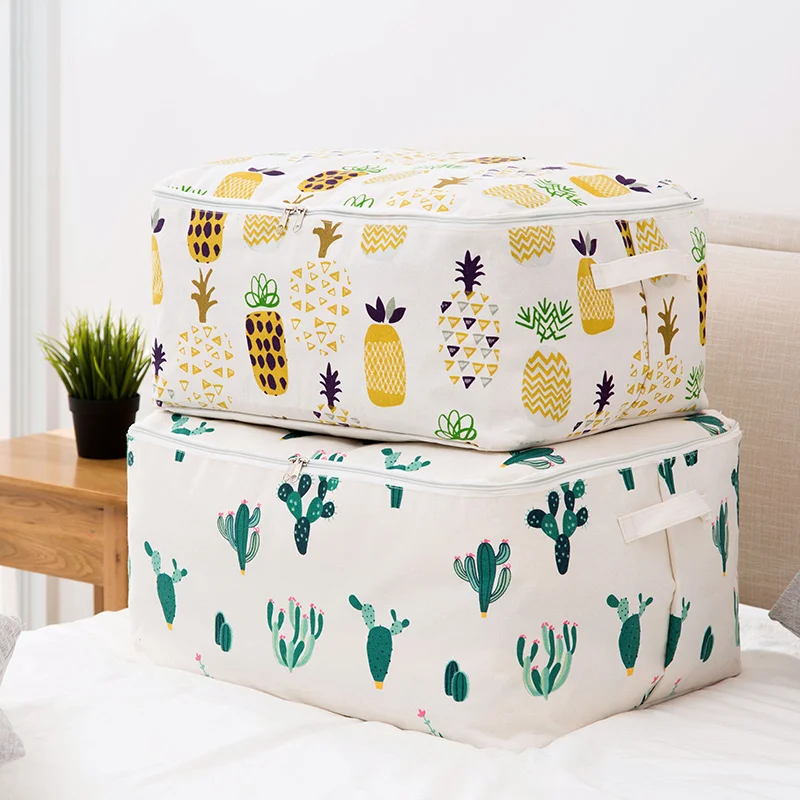 LIYIMENG Одеяло сумка для хранения Ткань Складная Сумка-Хранилище органайзер для одеял гардероб одежда одеяло пододеяльник сумка